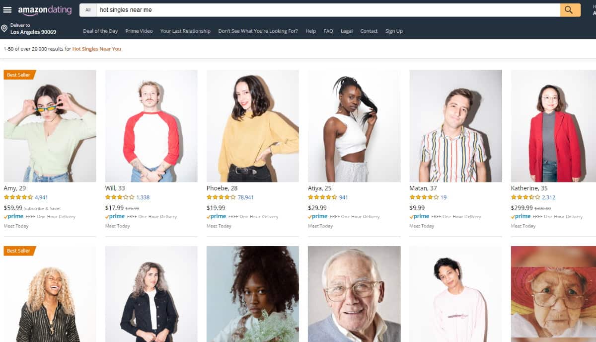 Why Amazon Dating is a hilarious dating service
