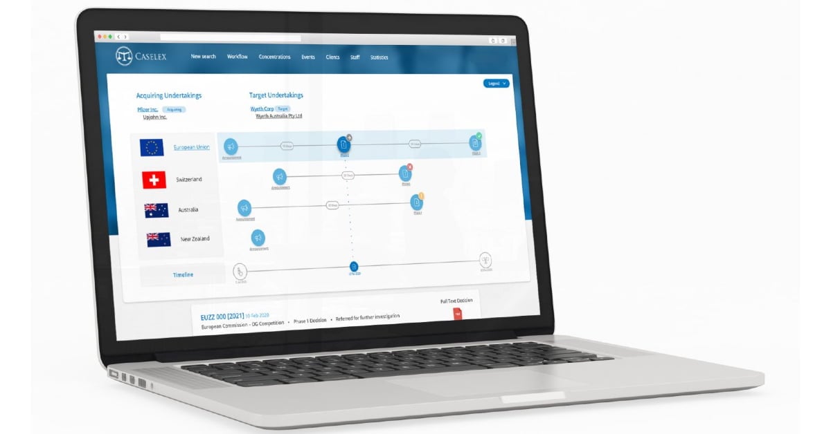 Dutch merger control intelligence firm Caselex acquired by US-based legal tech firm LexisNexis