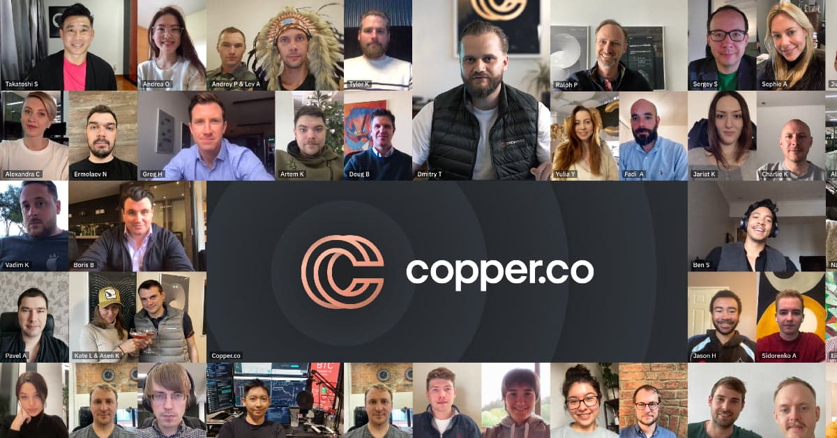 London-based crypto scaleup Copper raises €41M to underpin the next phase of growth