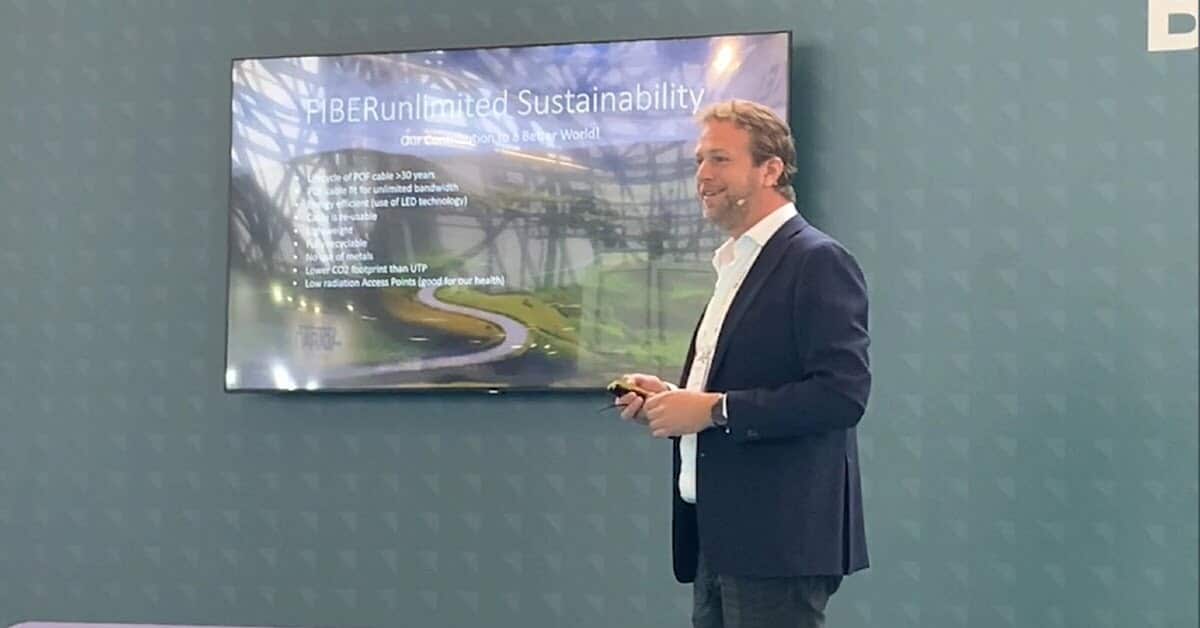 Amersfoort-based FiberUnlimited raises €5M to expand plastic optical fibre tech