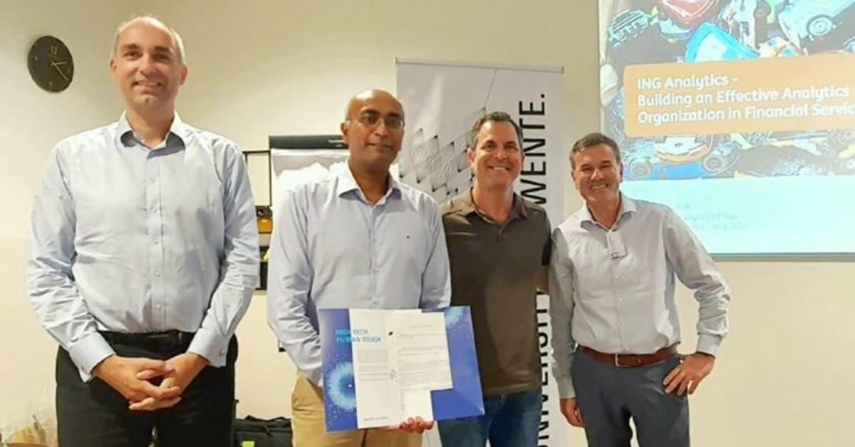 Amsterdam-based ING Group and the University of Twente sign 5-year partnership to create “AI in finance”