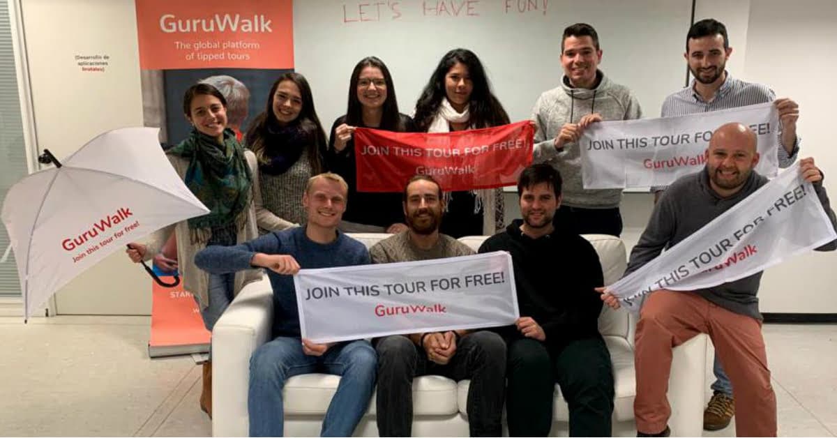 Spanish startup GuruWalk, the 'Airbnb' of free walking tours raises €1M to disrupt tourism sector