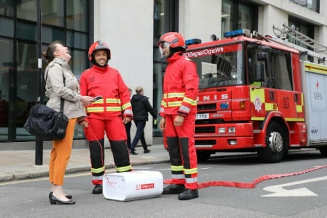 Smartphone maker OnePlus WarpChargeSOS vehicle hits the streets of London, Amsterdam, Utrecht, and Helsinki