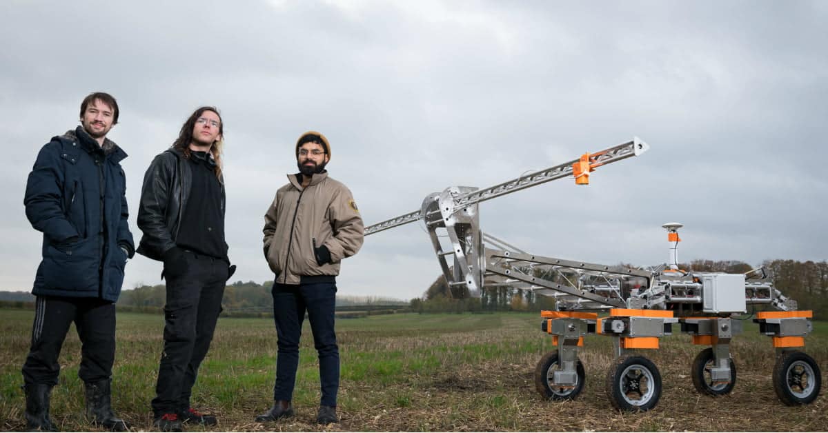 This British agritech startup launched world's first non-chemical precision robotic weeding for cereal crops