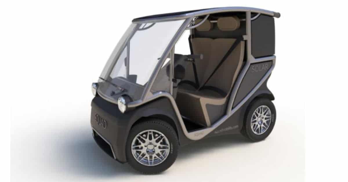 After closing a financing round and moving to Breda, Dutch-based Squad Mobility unveils pre-prototype design of its solar car