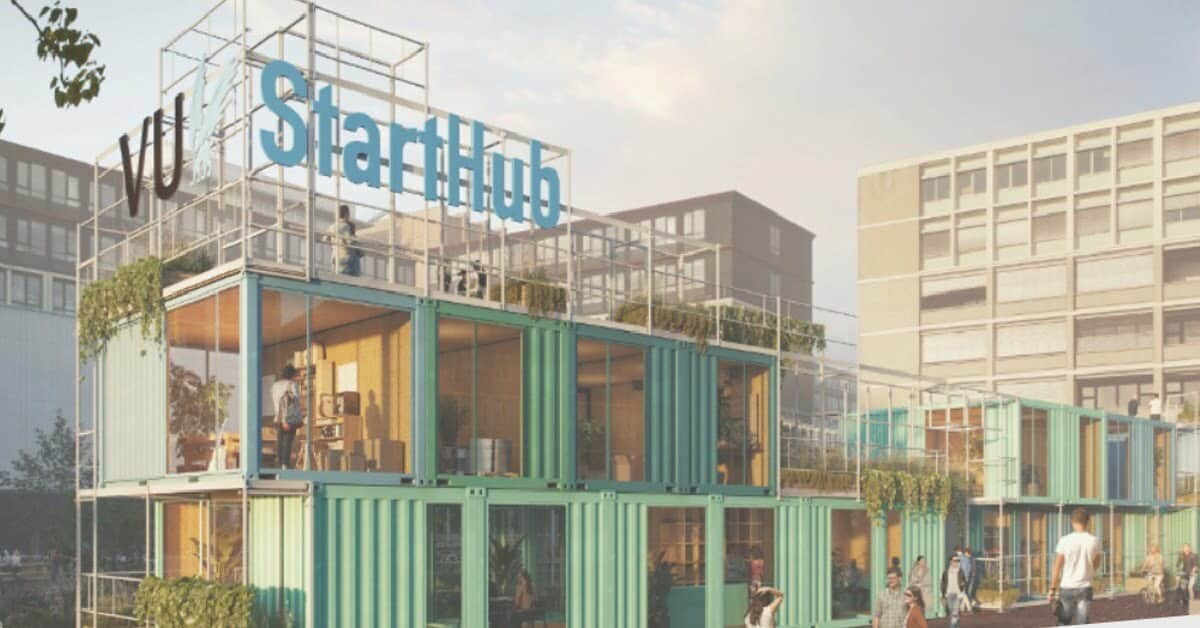 Vrije Universiteit Amsterdam all set to start the construction of its new entrepreneurial pavilion VU StartHub
