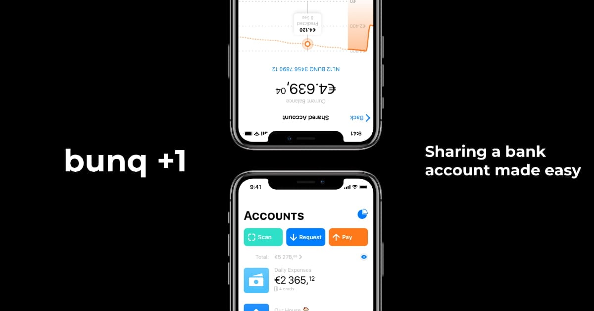Dutch challenger bank Bunq launches joint account option for couples, children and businesses