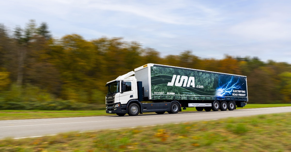 Meet JUNA: Scania and sennder's new JV established to drive large-scale electric truck adoption in Europe