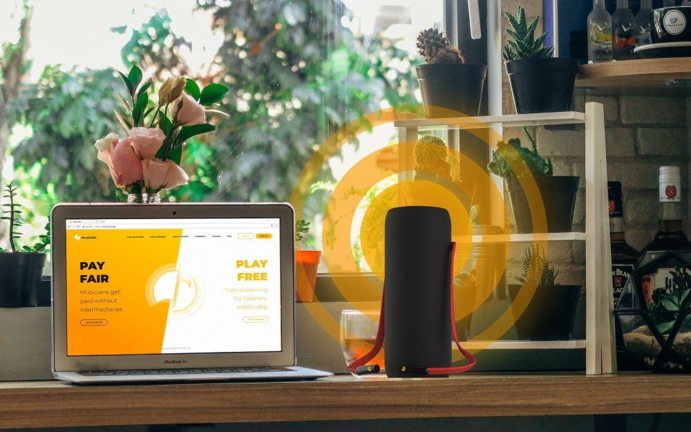 World's first Blockchain music streaming speaker Volareo awards artists via tips in cryptocurrency