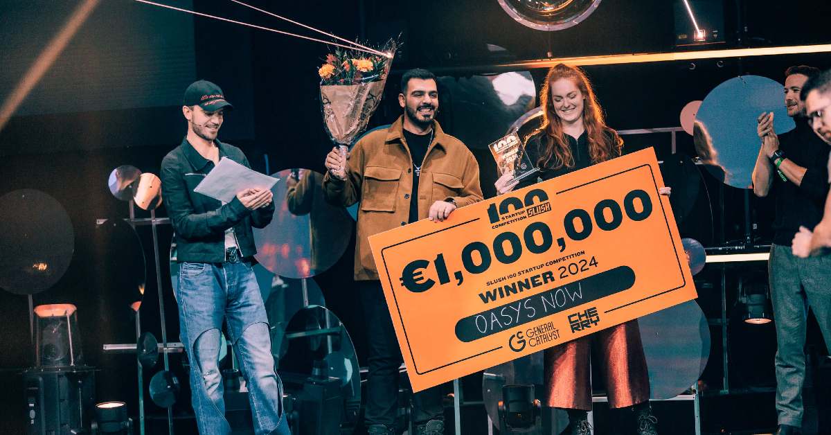 Delft-based OASYS NOW wins Slush 100 competition; wins €1M equity investment