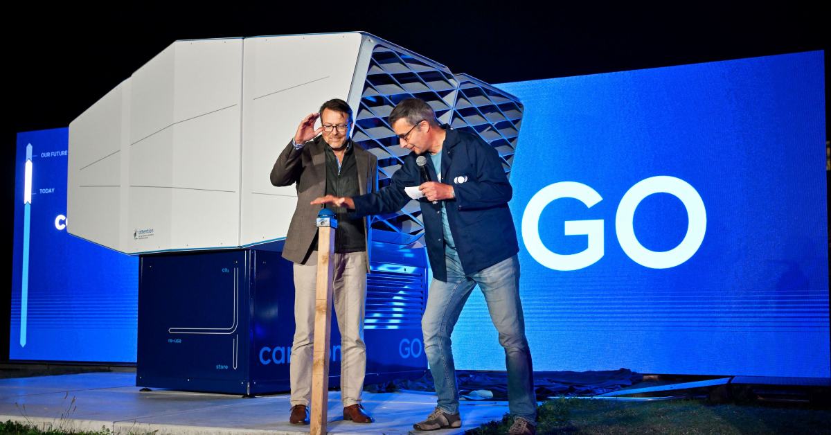 After raising funds, Eindhoven’s Carbyon launches world’s fastest Direct Air Capture machine