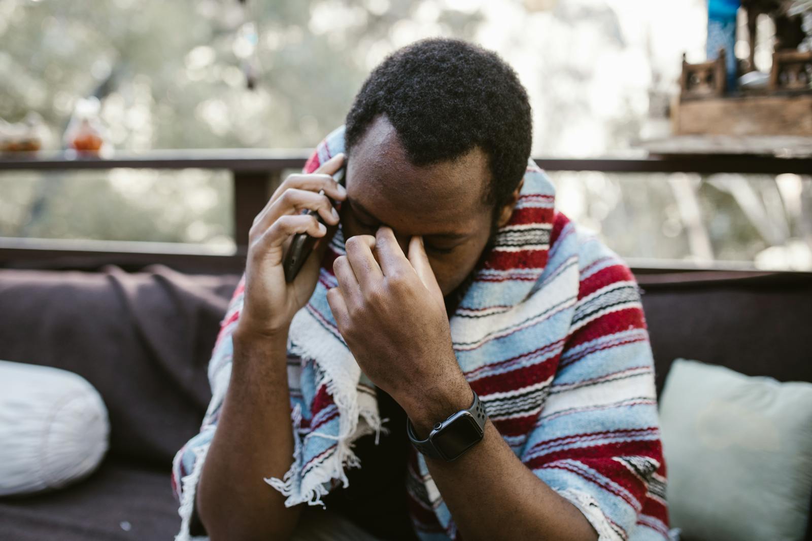 person phone emotional