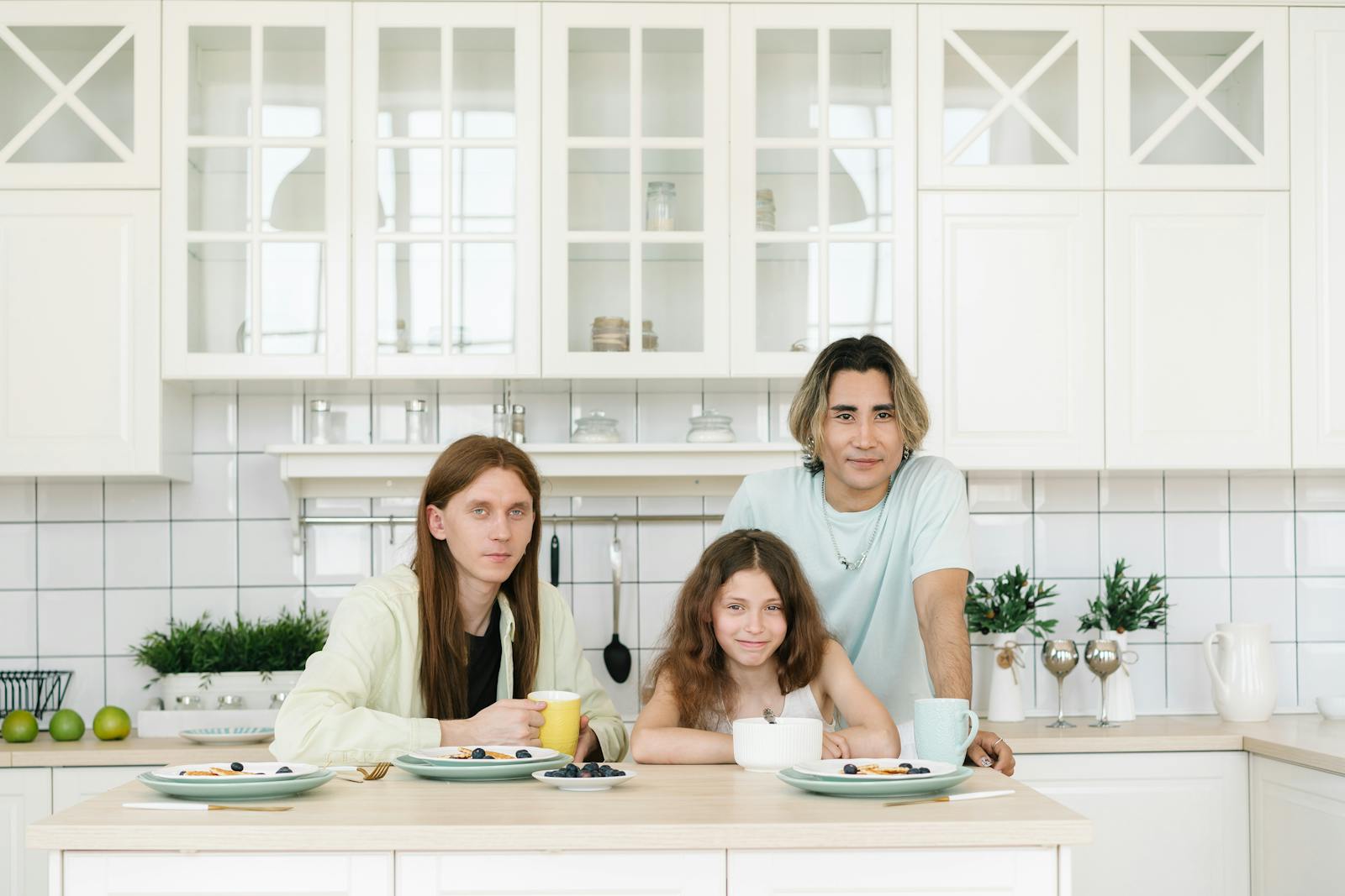 quiet family kitchen