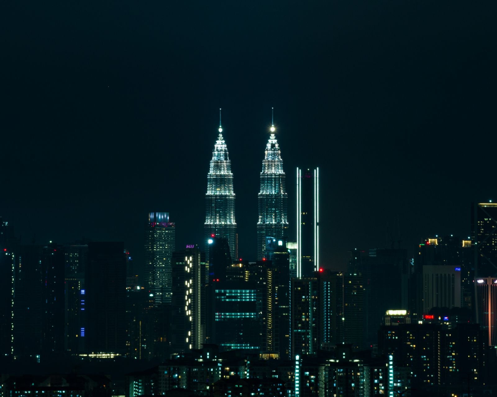 Kuala Lumpur skyline finance