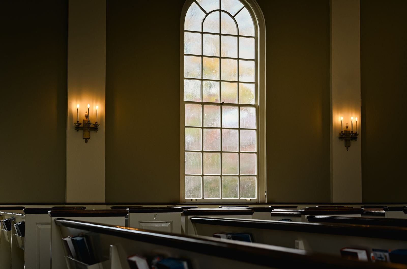 morning candle window light