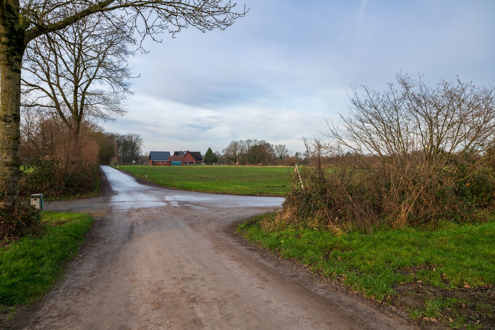 person deciding crossroads