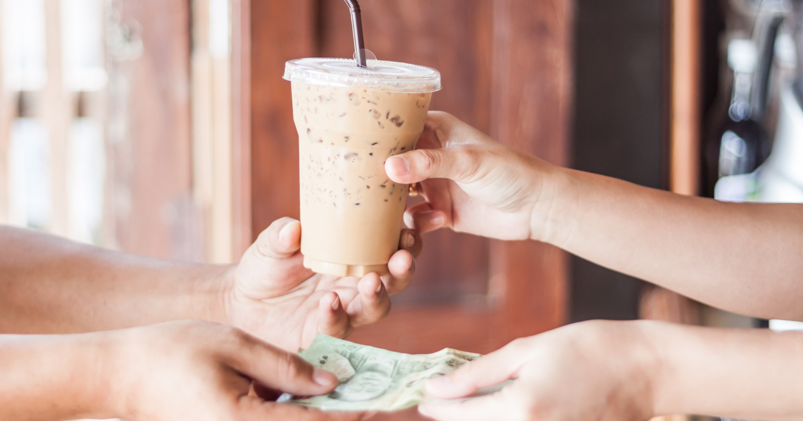 Adding a dollar's worth of protein powder to a latte is apparently enough to turn a five dollar coffee into a six dollar wellness purchase