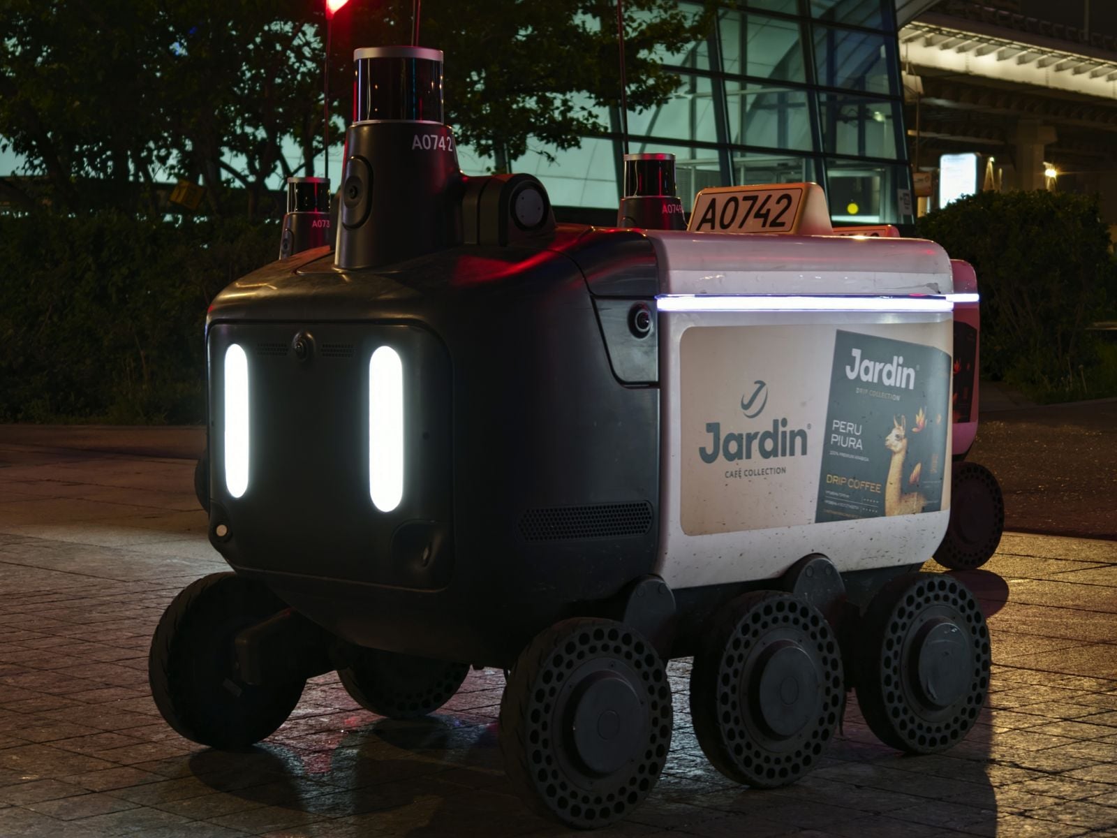 Waymo robotaxi city street